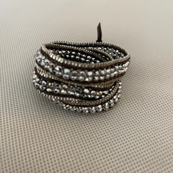 Rhinestone Crystal Wrap Bracelet - Picture 2 of 3